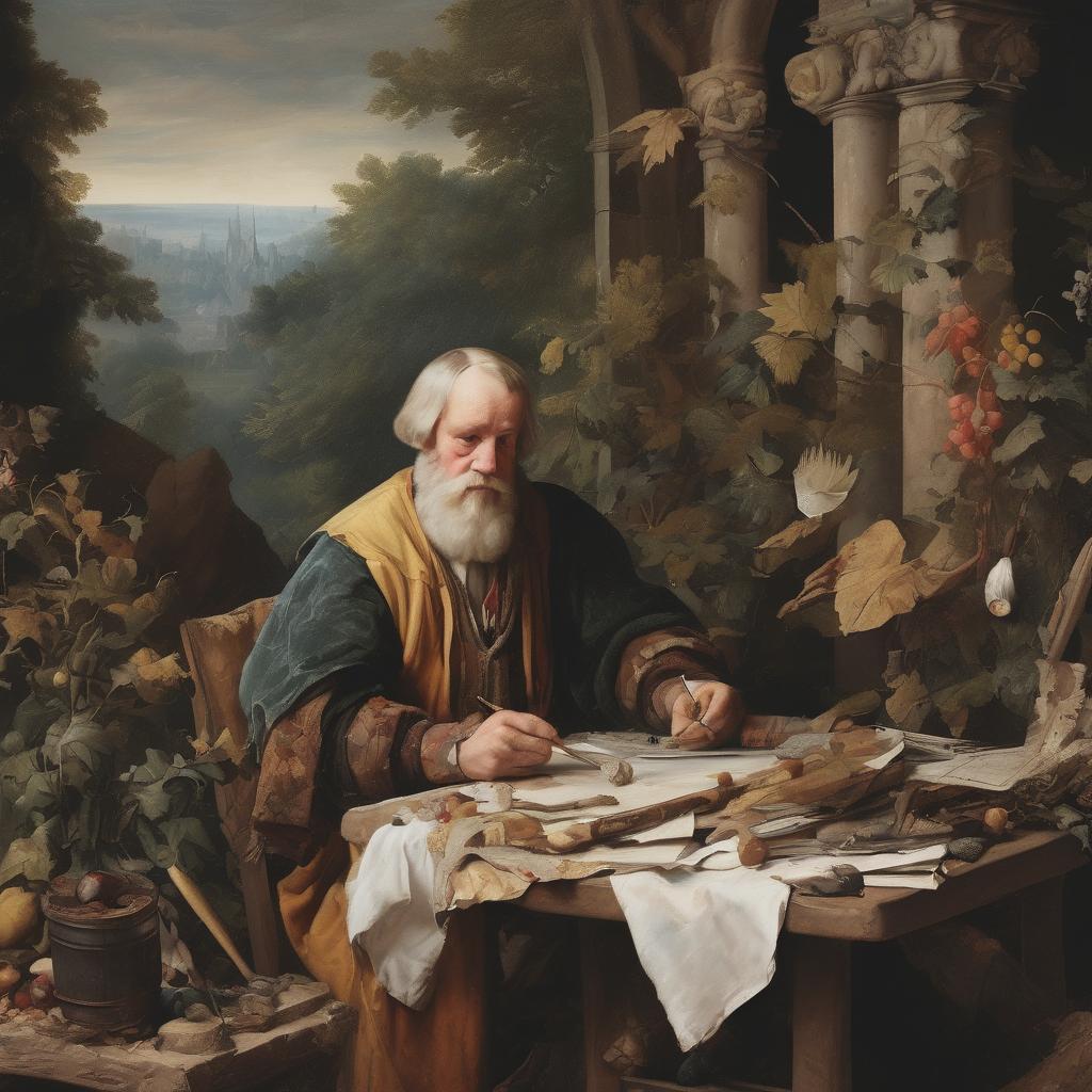 Ο Καλλιτεχνικός Έρωτας του Hans the Elder SCHÖPFER με το Μεσαίωνα